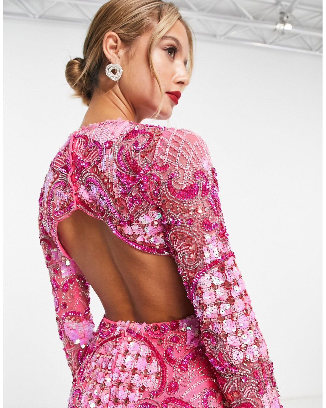 Asos sequin top deals
