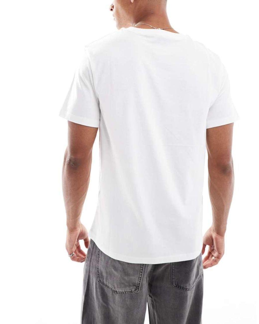 ASOS White Essentials 3 Pack Regular Fit T-shirts for men