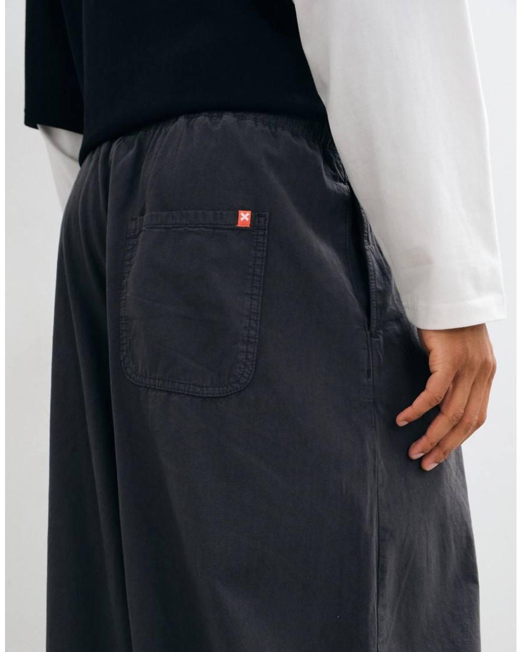 Collusion Blue Xl baggy Pull On Cargo Trouser for men