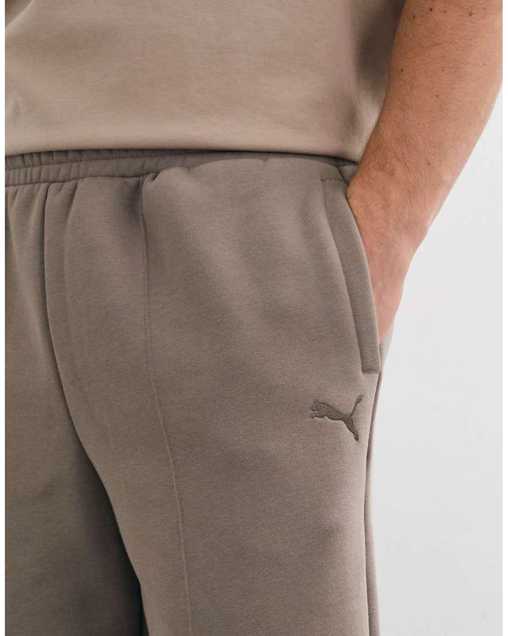 PUMA Natural Essentials Heavy Fleece Relaxed Sweatpants for men