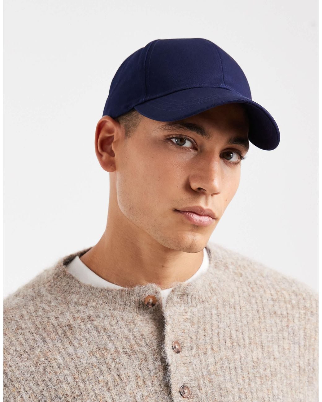 ASOS Baseball Cap in Blue for Men | Lyst
