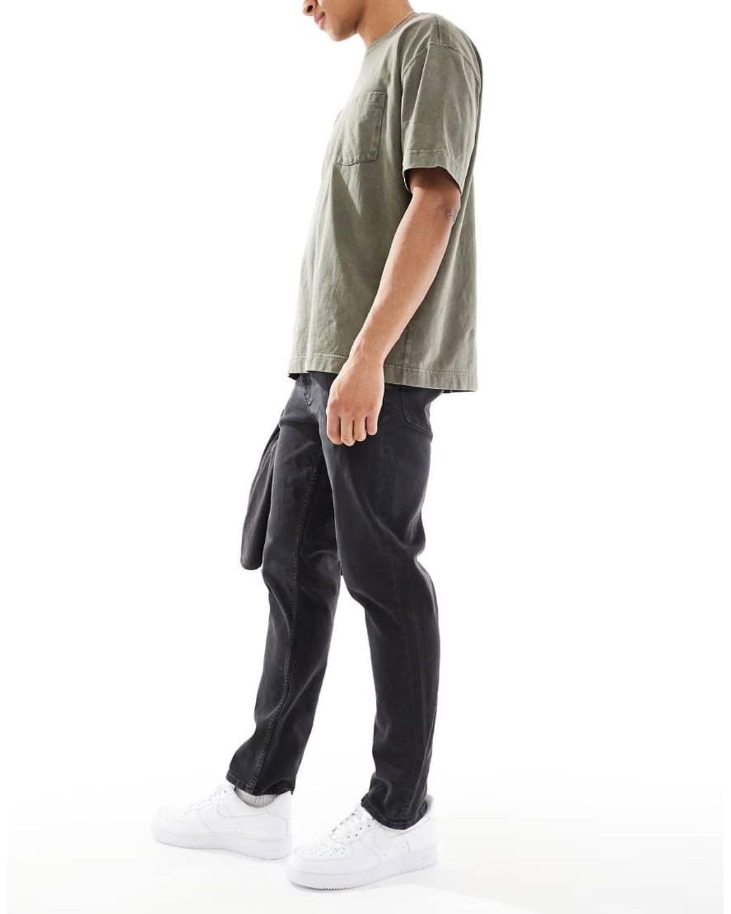 ASOS Black Stretch Slim Jeans for men