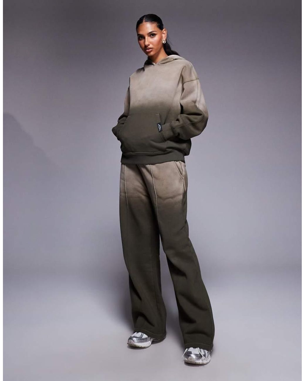 Good For Nothing Gray Gradient Baggy Joggers