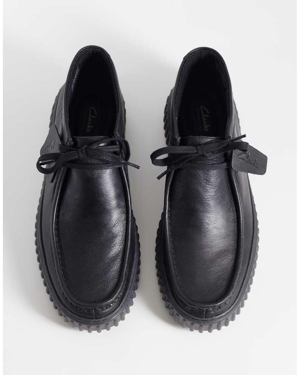 Clarks Black Torhill Hi Shoes for men