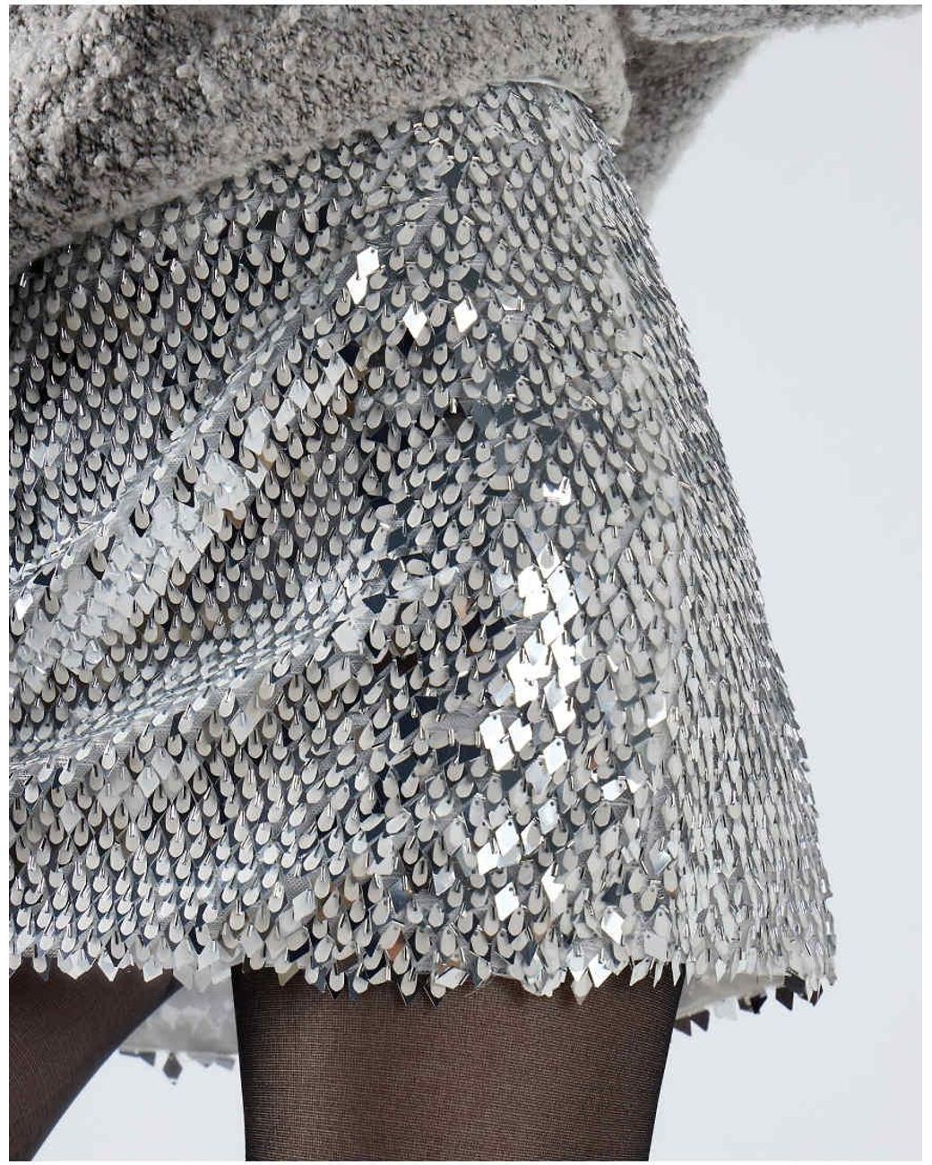 Glamorous Gray Mini Skirt