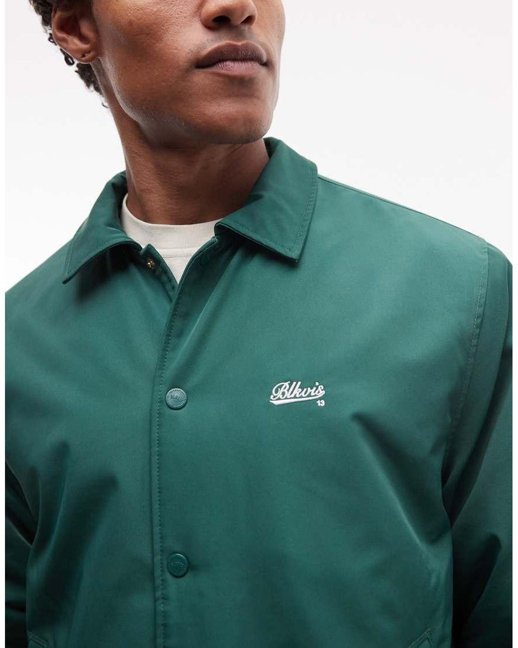 BLKVIS Green Coach Jacket for men