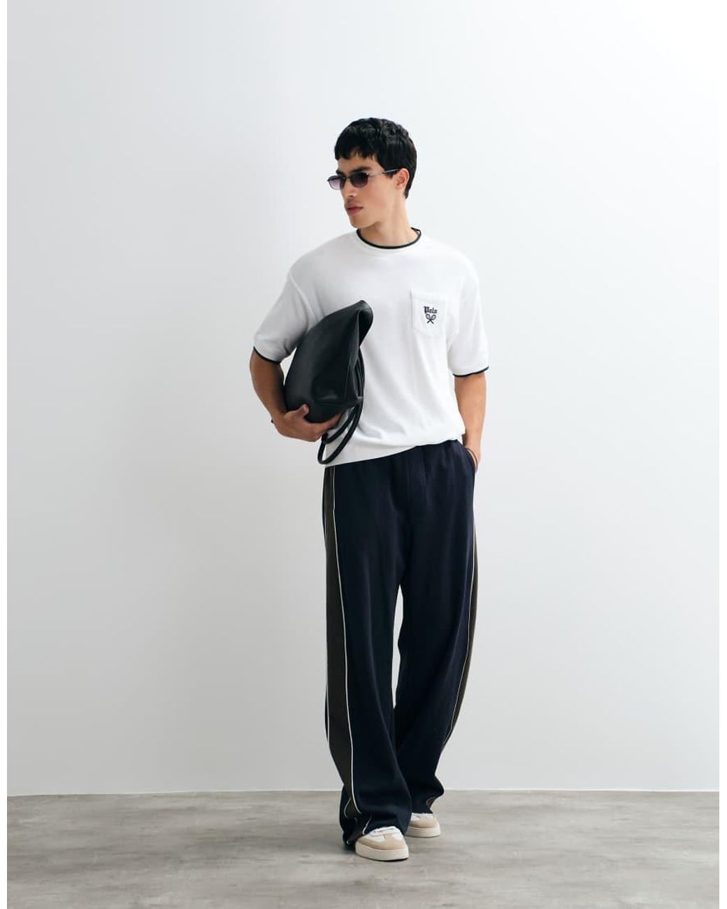 Polo Ralph Lauren White Short Sleeve Terry Relaxed Fit Top for men