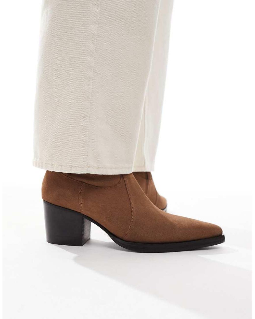ASOS White Chelsea Western Boots for men