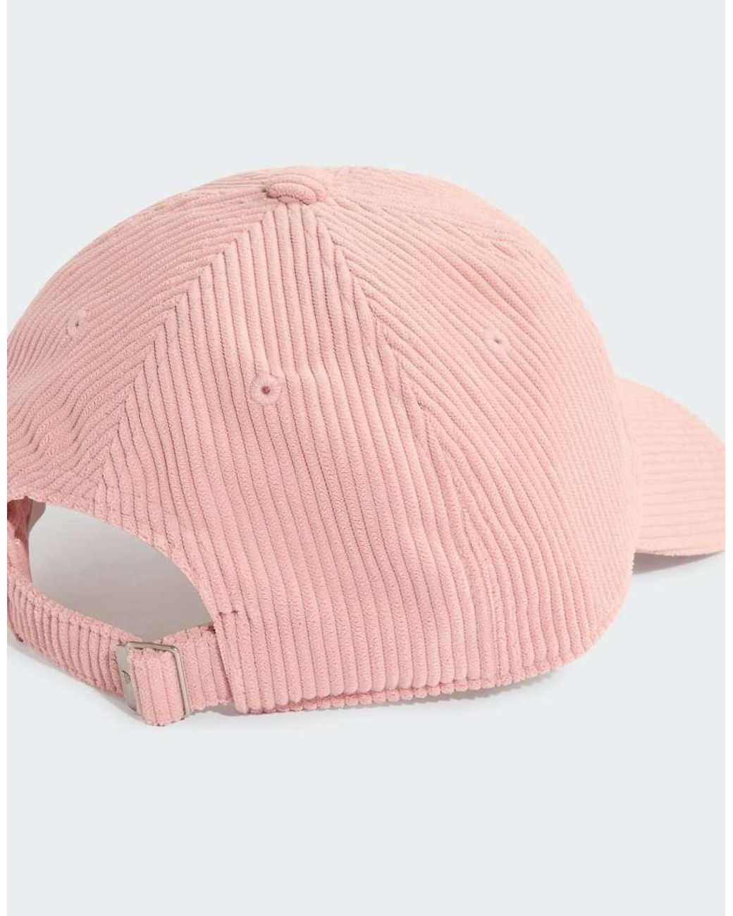 Adidas Originals Pink Corduroy Baseball Cap