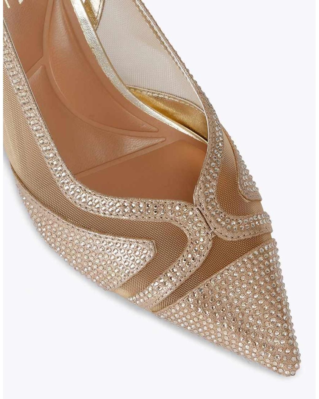 Carvela Kurt Geiger White Fantastico Sling Heeled Sandals