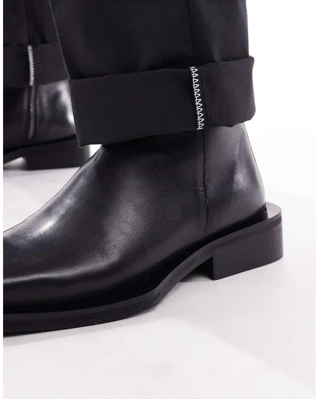 ASOS Black Chelsea Boots for men