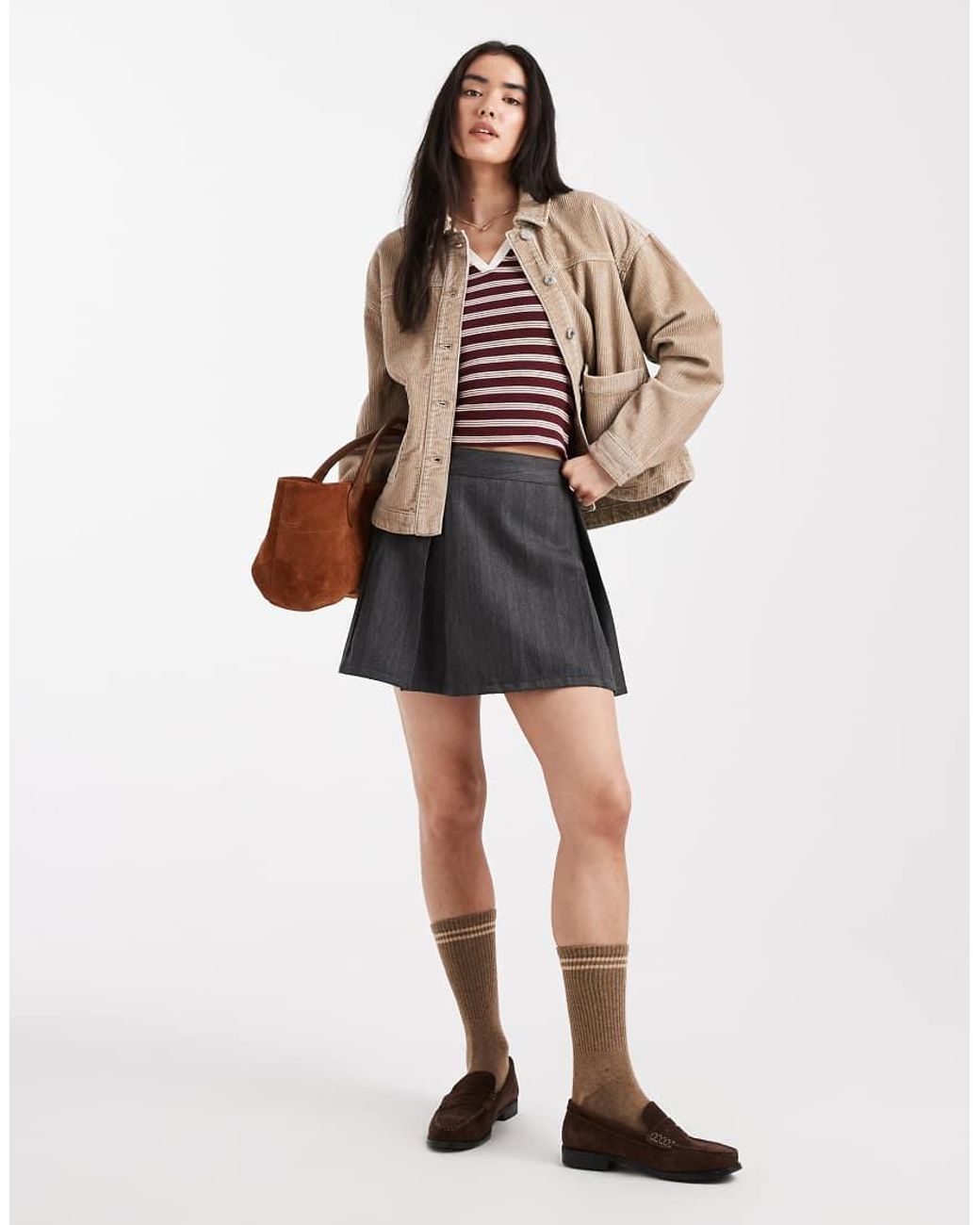 Vero Moda Natural Cord Overshirt