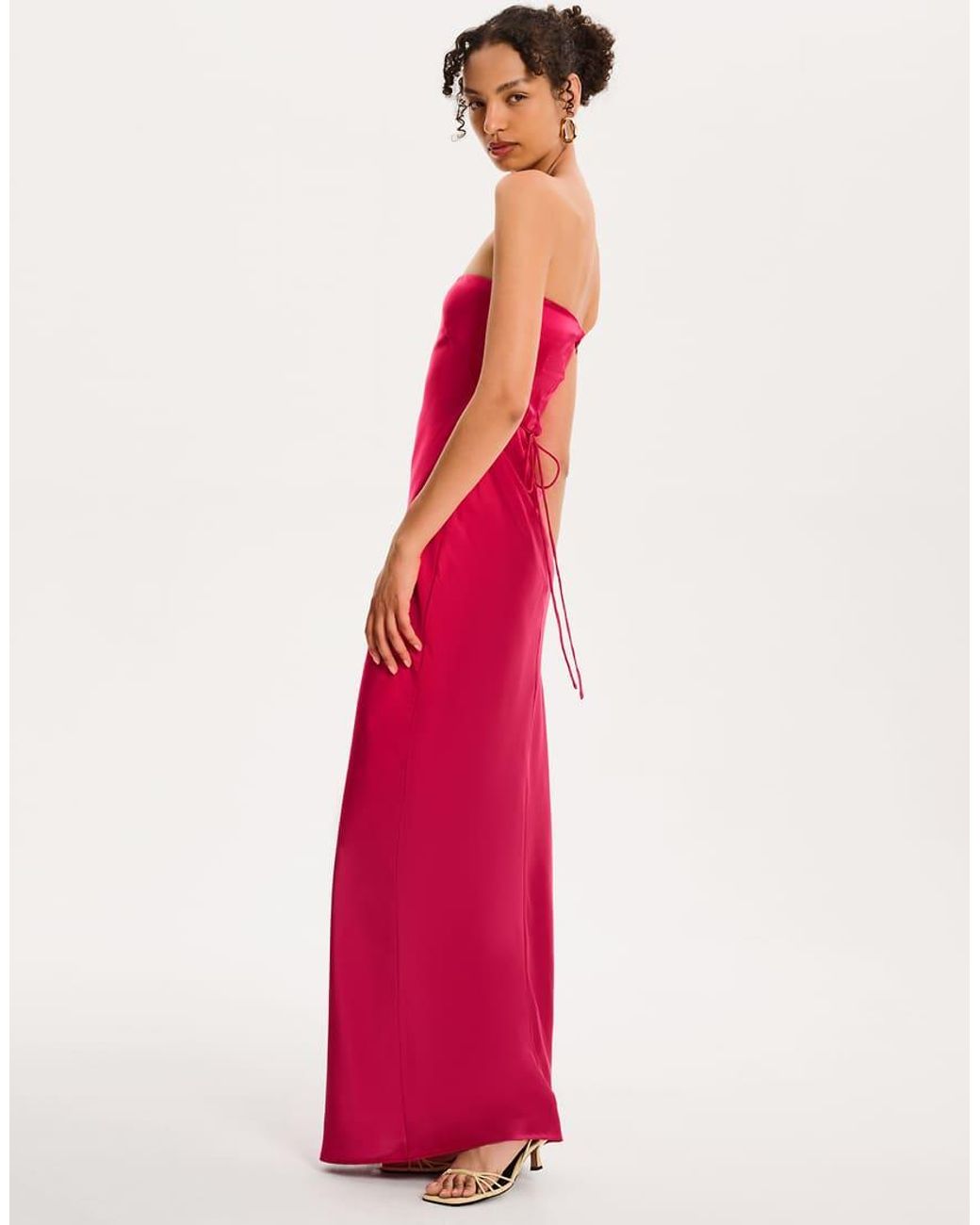 OMNES Red Dresses Amdra Dress
