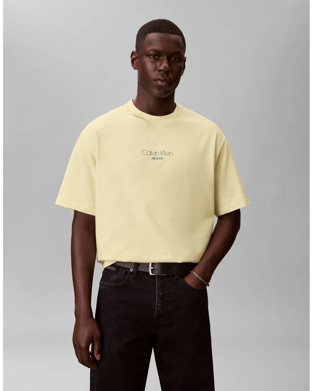 Calvin Klein Natural Relaxed Fit Graphic T-shirt for men