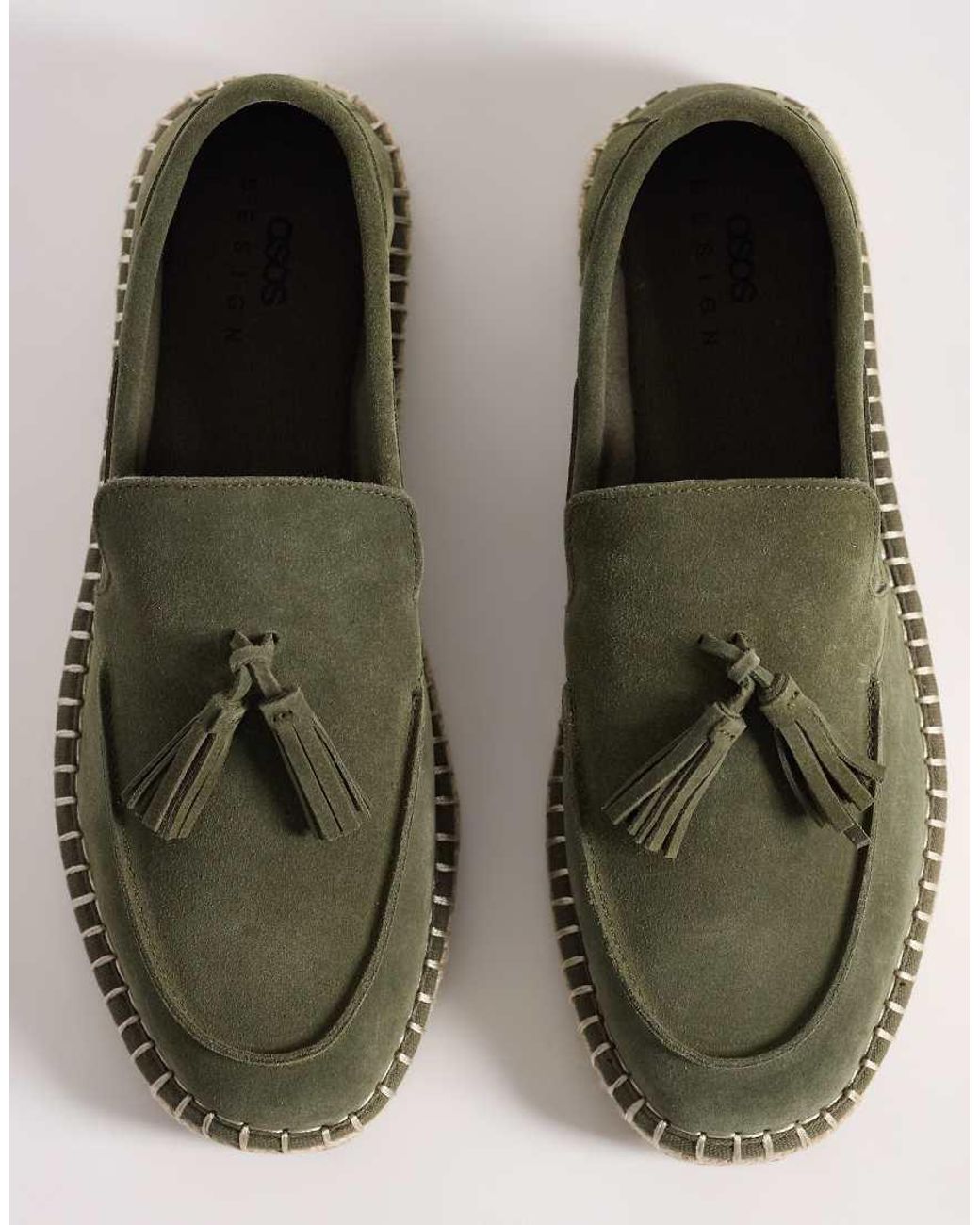 Espadrilles di ASOS in Green da Uomo