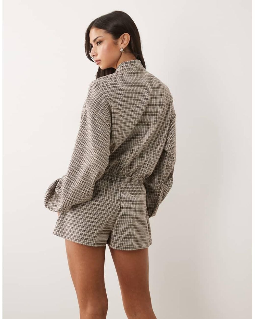 ASOS Natural Mix & Match Brushed Jacket