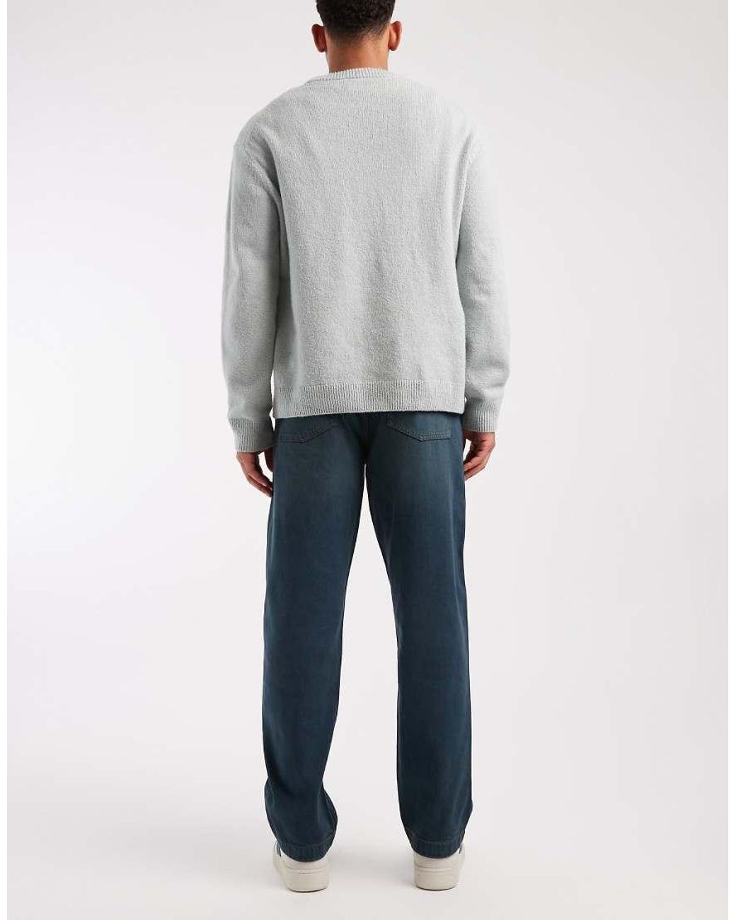 ASOS Gray Straight Jeans for men