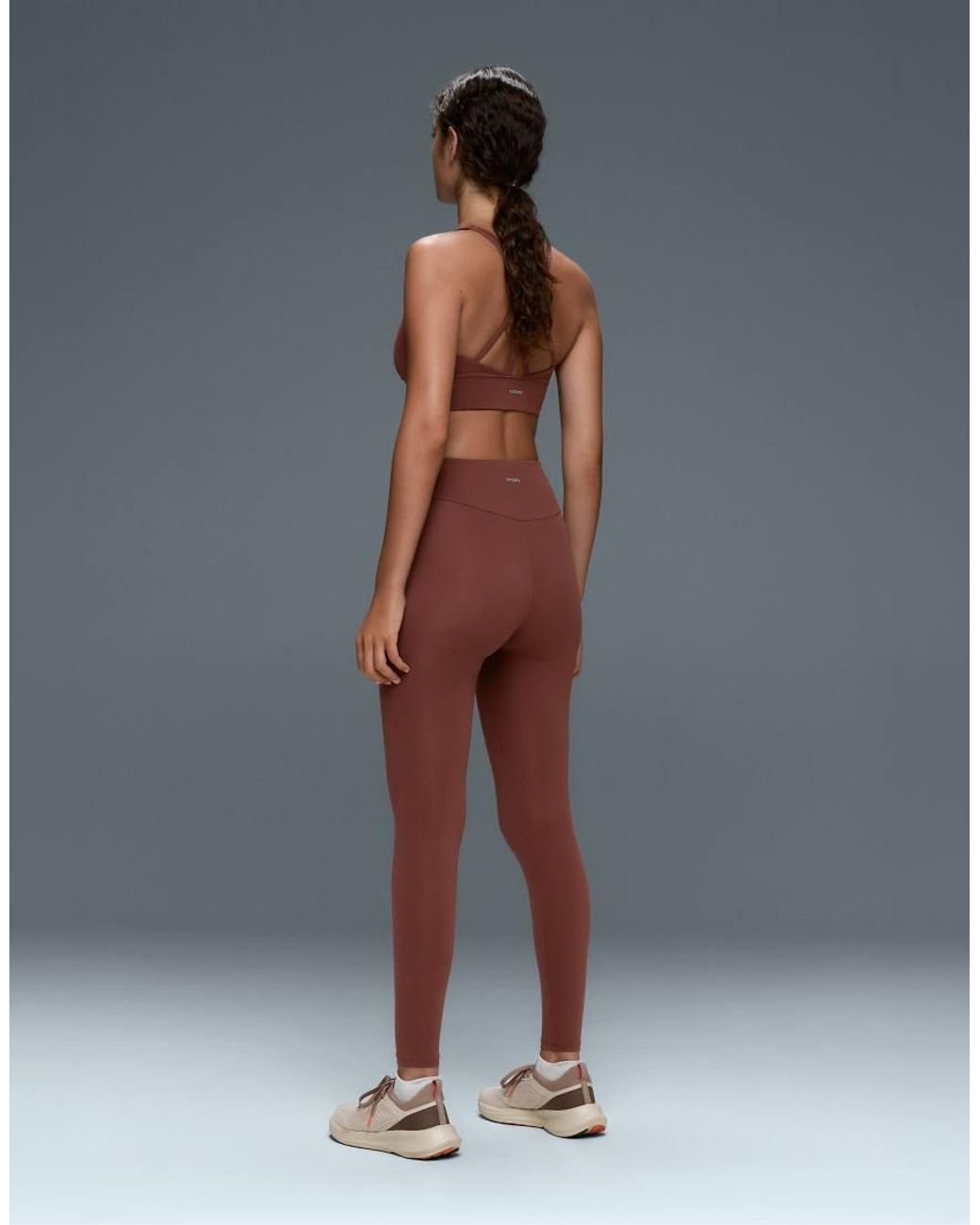 Oysho Red Comfortlux High-Waisted Ankle-Length Leggings