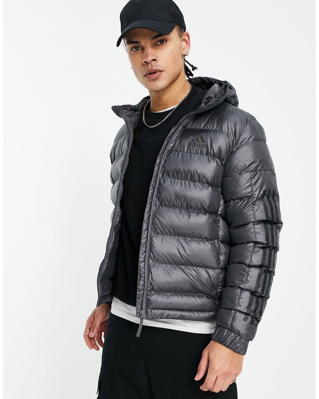 Badge of sport shop 3 stripe hooded tracksuit