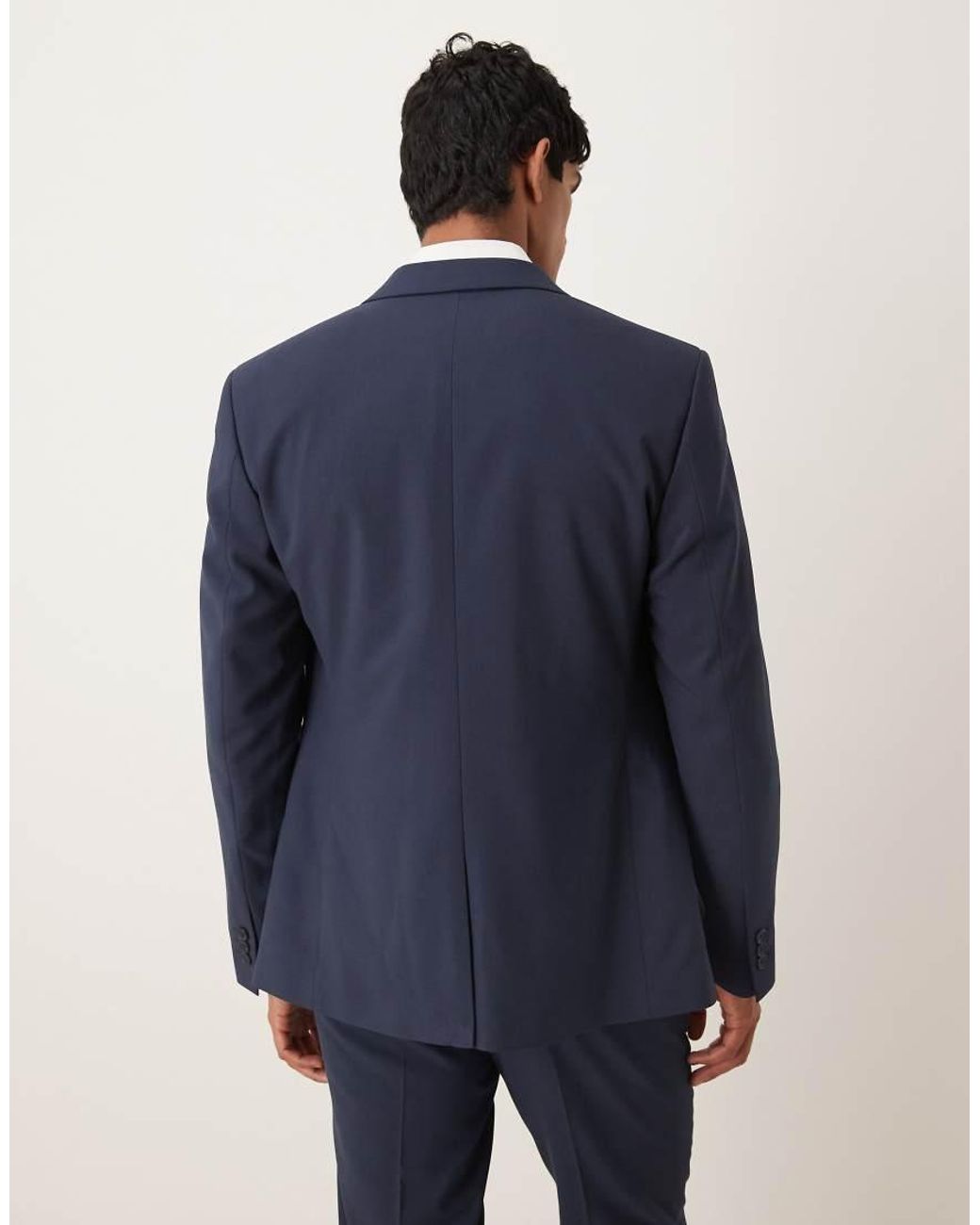 ASOS Blue Slim Suit Jacket for men