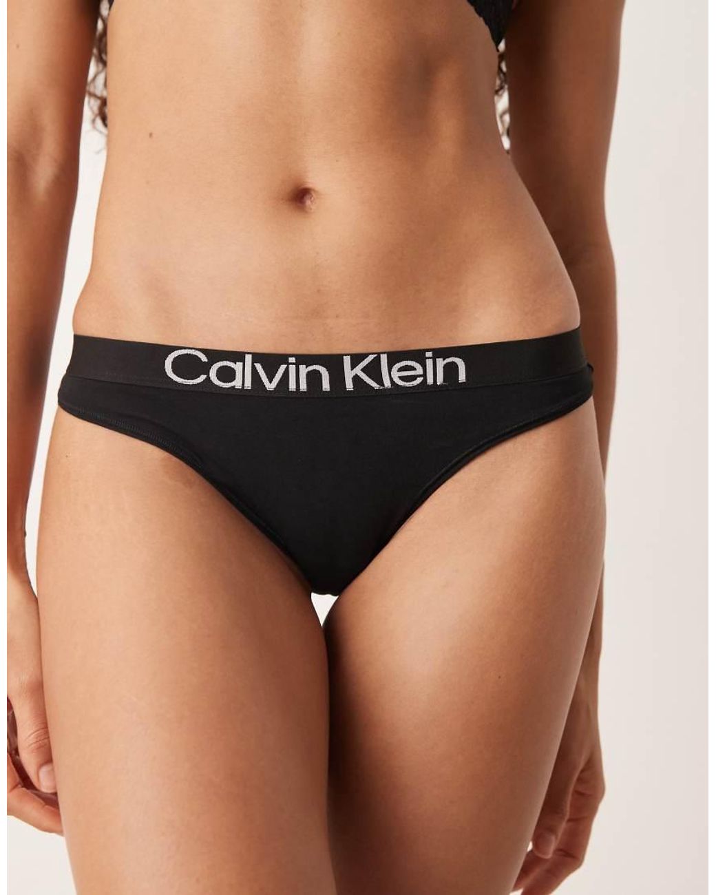 Calvin Klein Brown Extra Soft Cotton Thong
