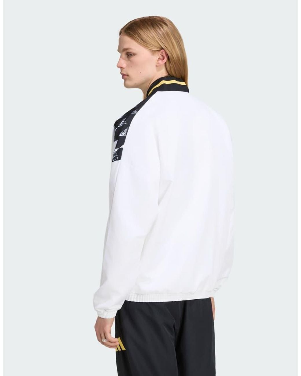 Adidas Originals White Juventus Turin Stadium Track Top for men