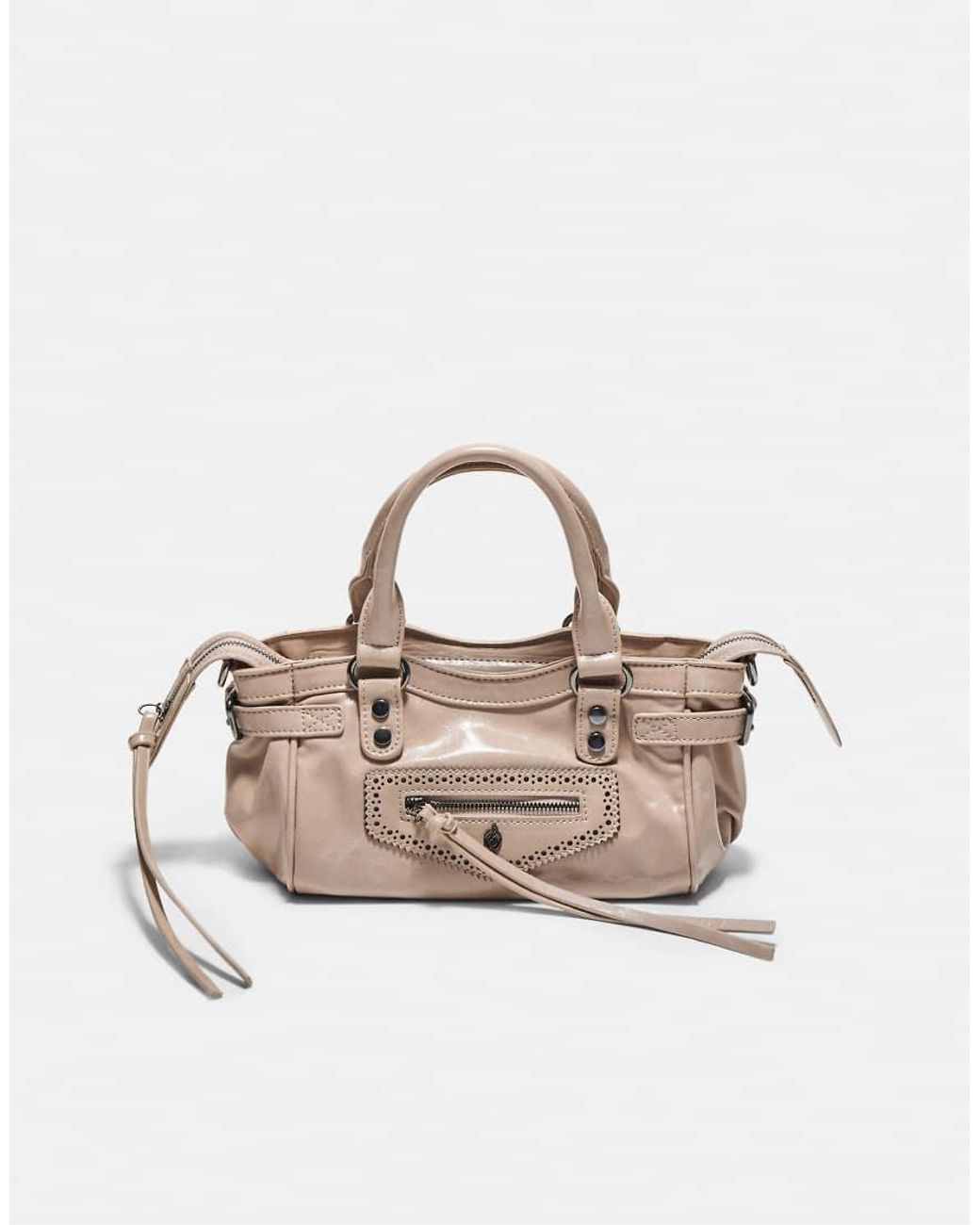 Stradivarius White City Crossbody Bag