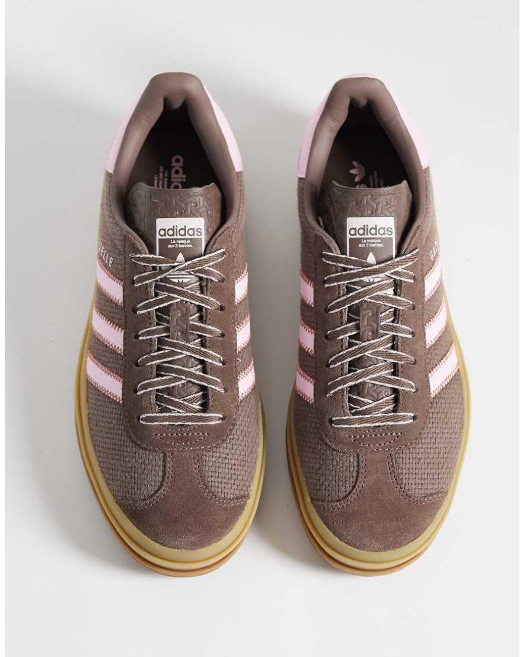 Adidas Originals Brown Gazelle Bold Trainers