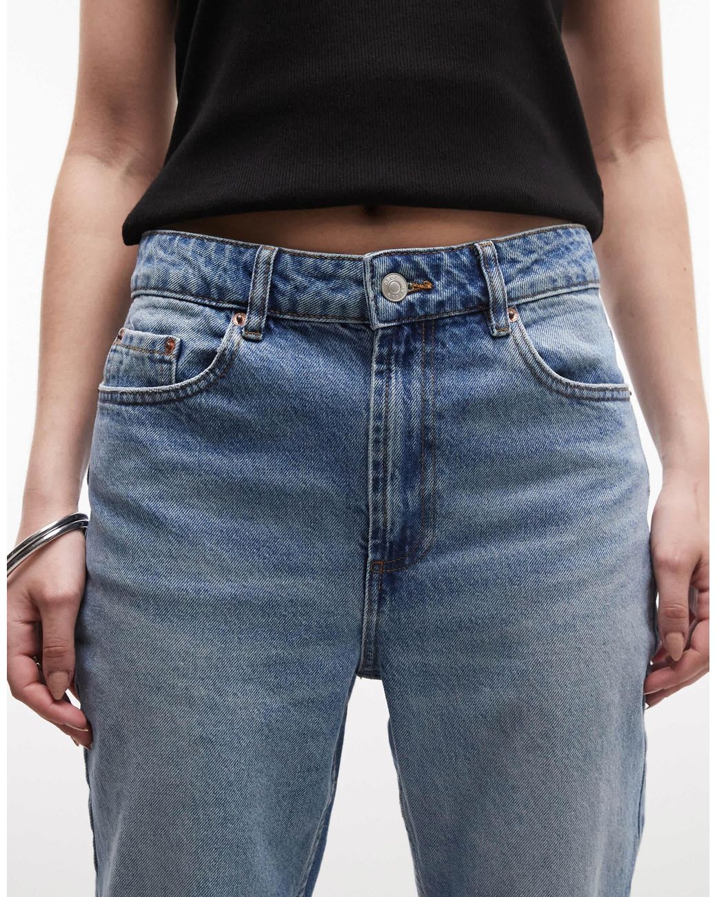 ASOS Blue 90S Straight Jeans