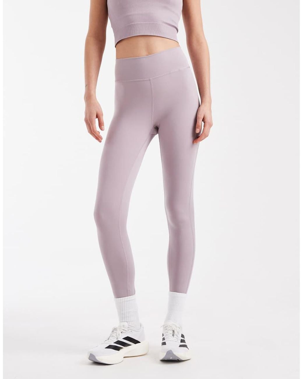 Adidas Originals White All Me Essentials Full-Length Leggings