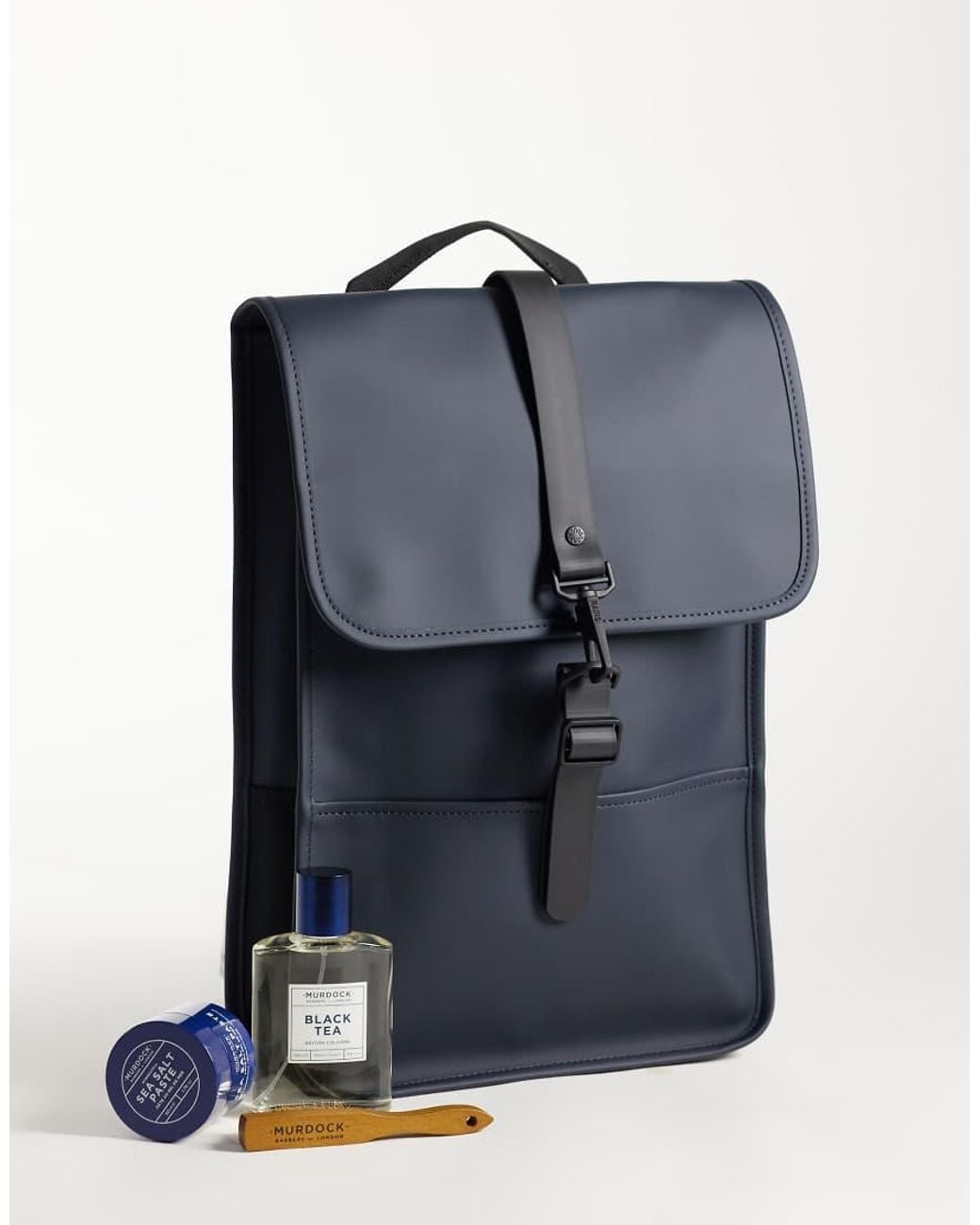 Rains Blue 13020 Waterproof Mini Backpack for men