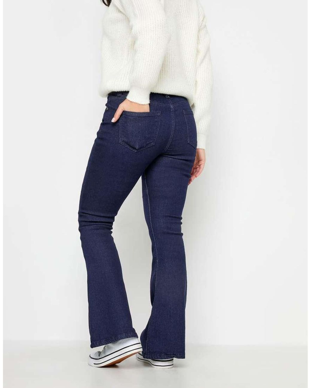 PixieGirl Blue Petite Kickflare Jeans