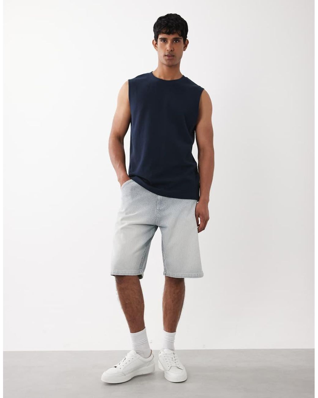 Jack & Jones Blue Alex baggy Shorts for men
