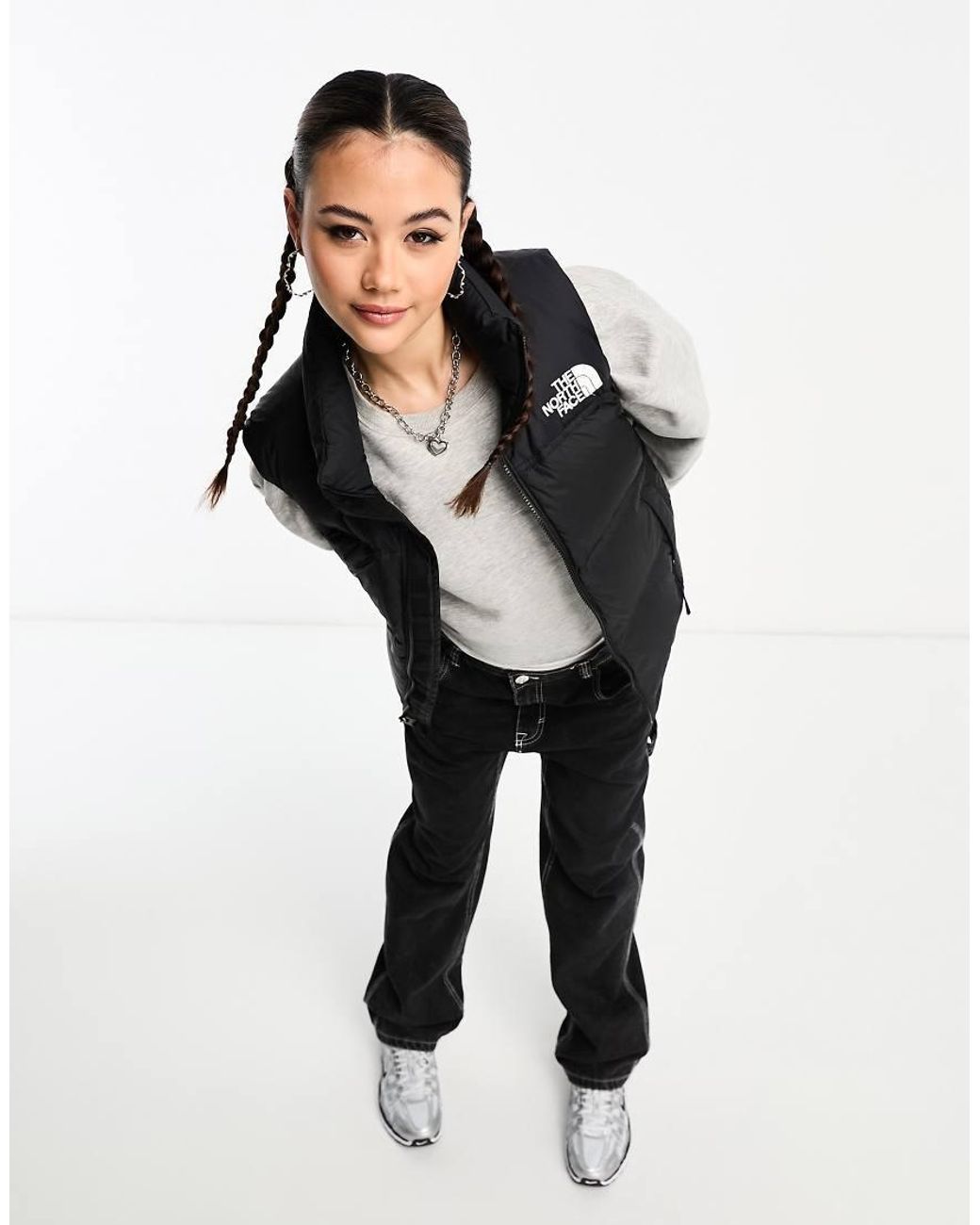 Chaleco De Plumón 1996 Retro Nuptse De The North Face de color Gray