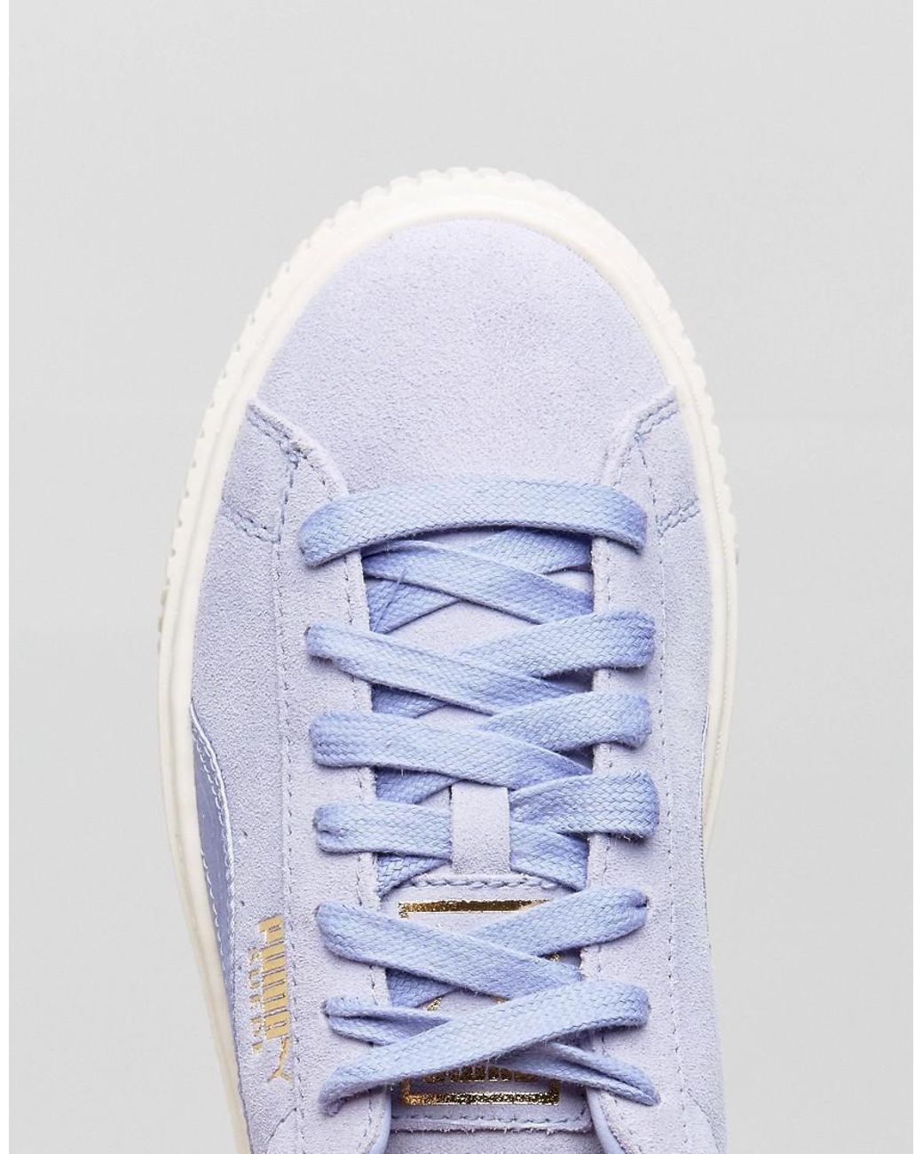 lilac puma trainers