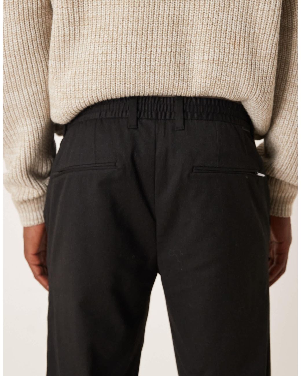 Mango Gray Slim Fit Sweatpants for men