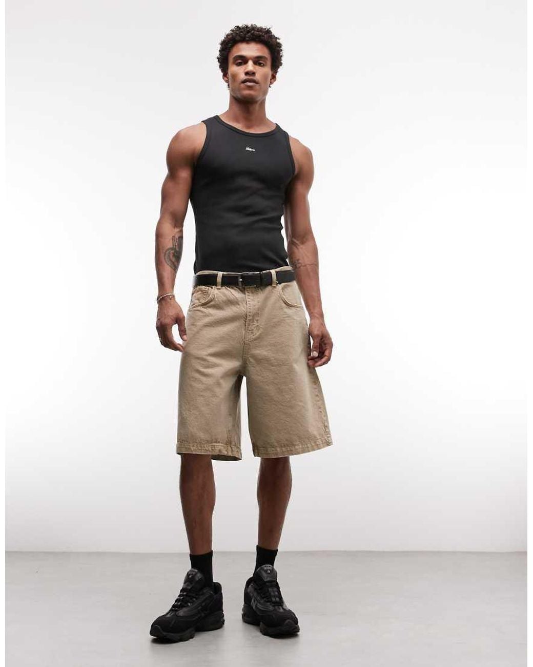 BLKVIS Black Script Logo Vest for men