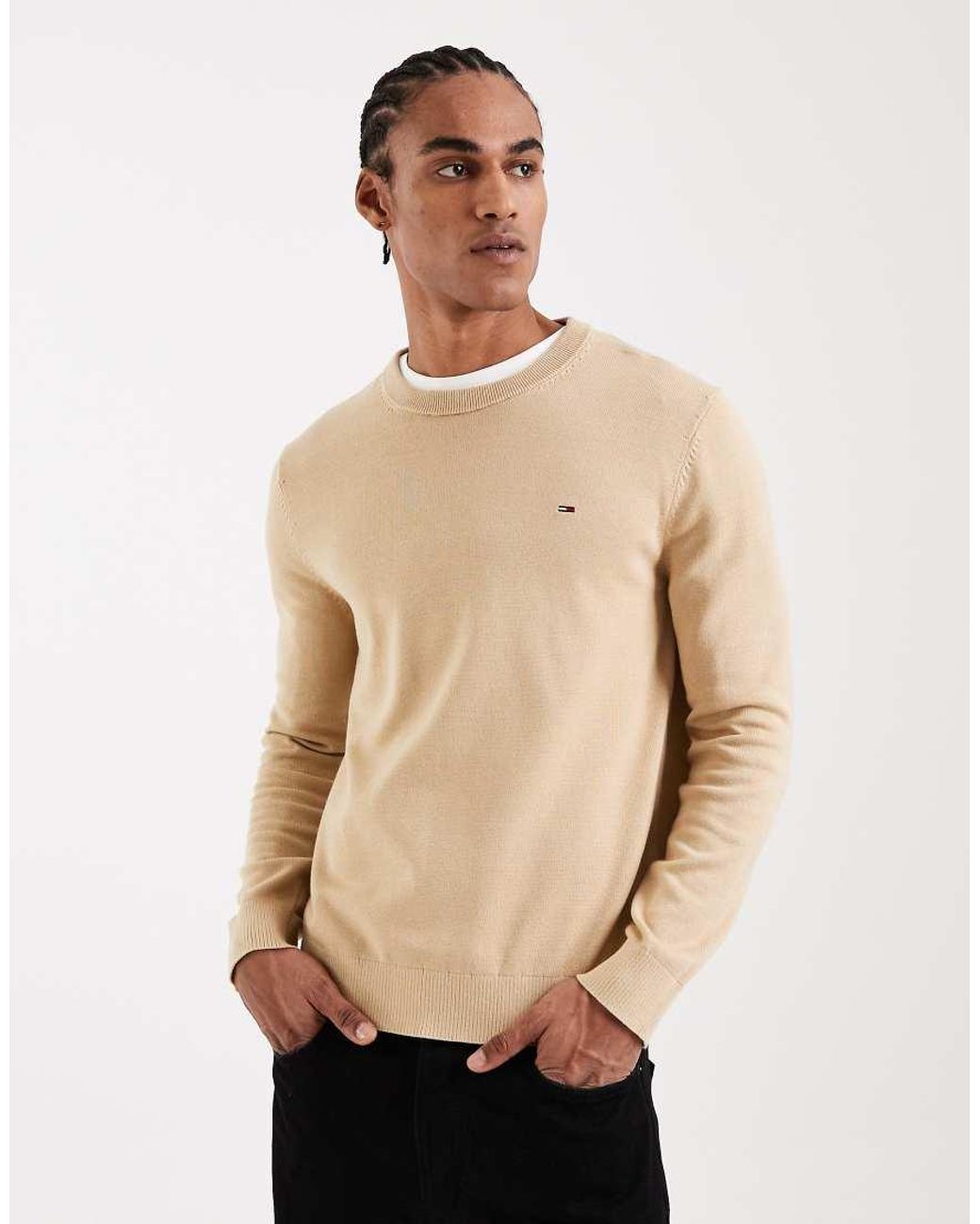 Tommy Hilfiger Natural Essential Light Jumper for men
