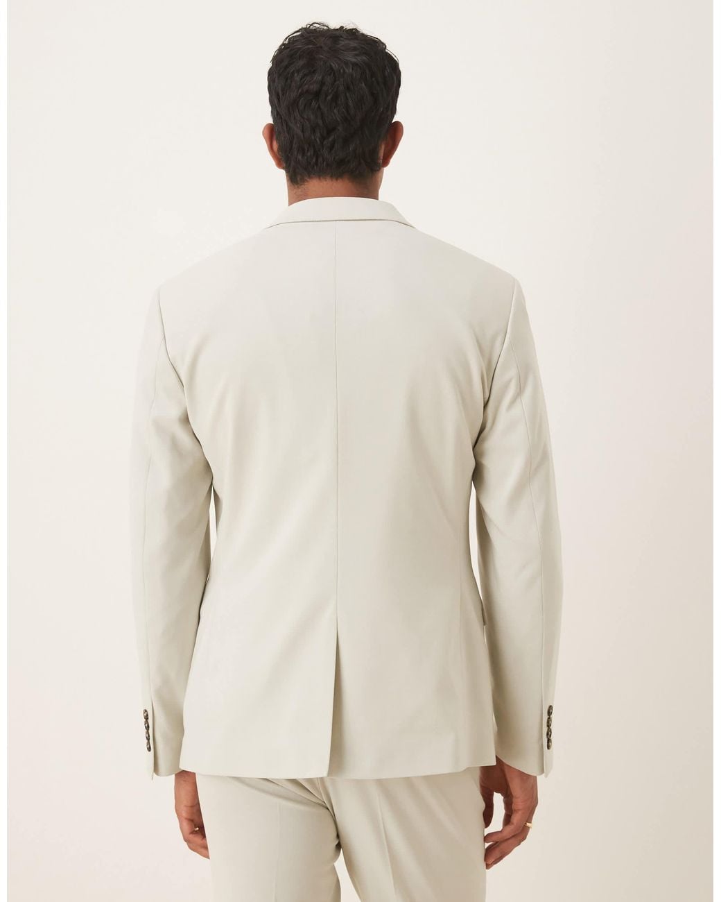 ASOS Natural Slim Suit Jacket for men