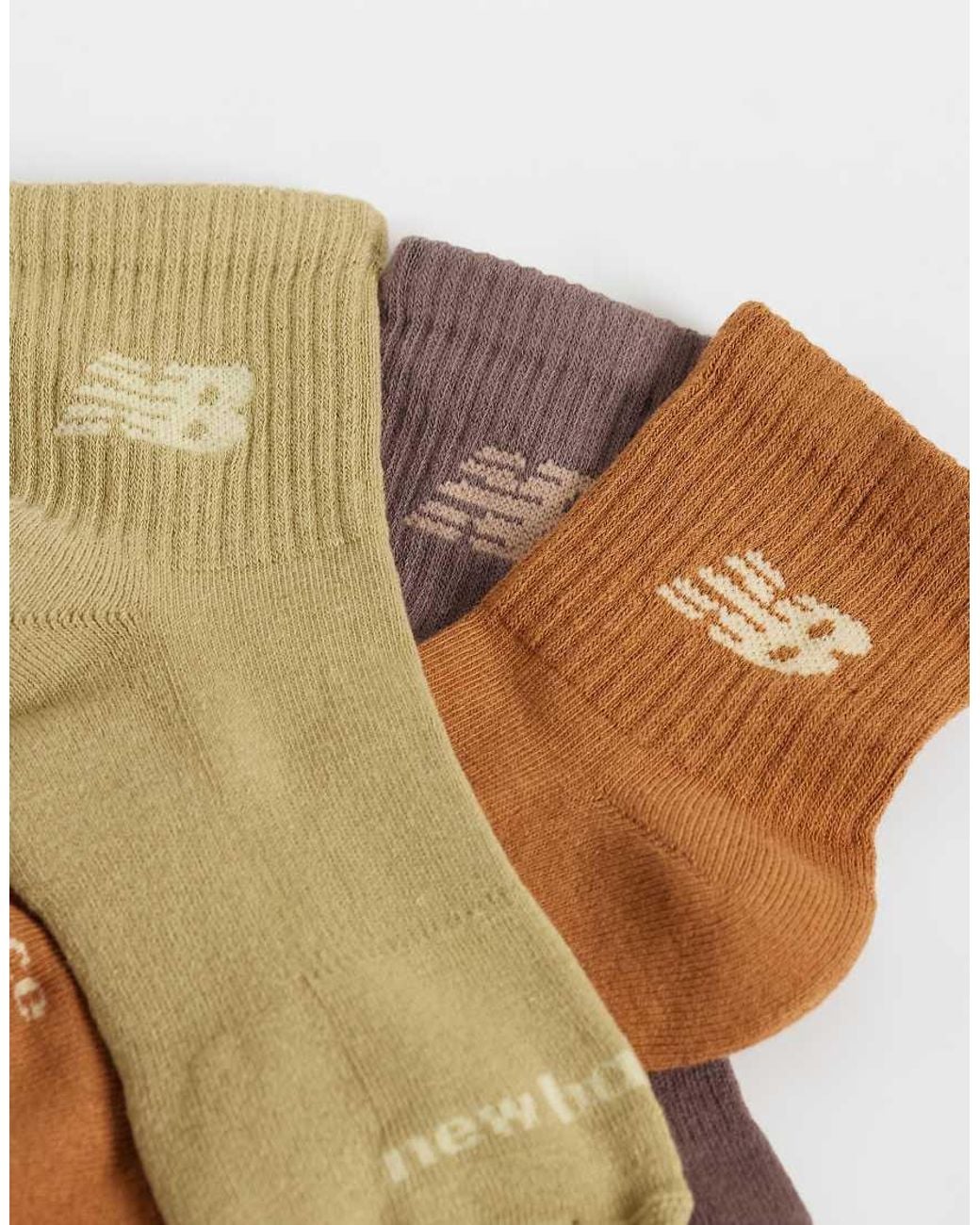 New Balance White Everyday Seasonal Ankle Sock 3 Pack for men