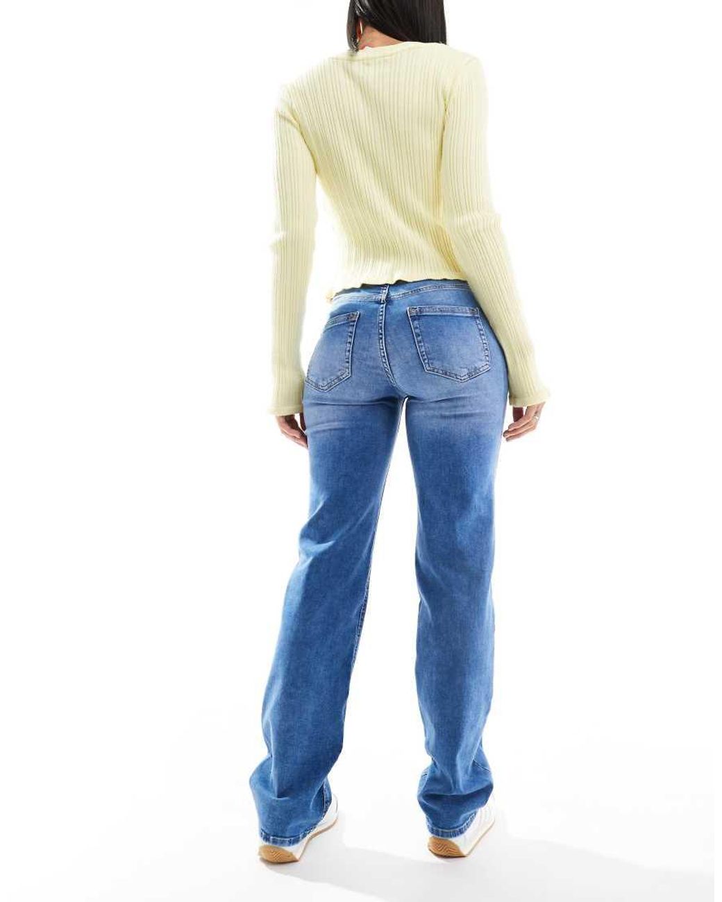 ONLY Blue Blush Straight Leg Jeans