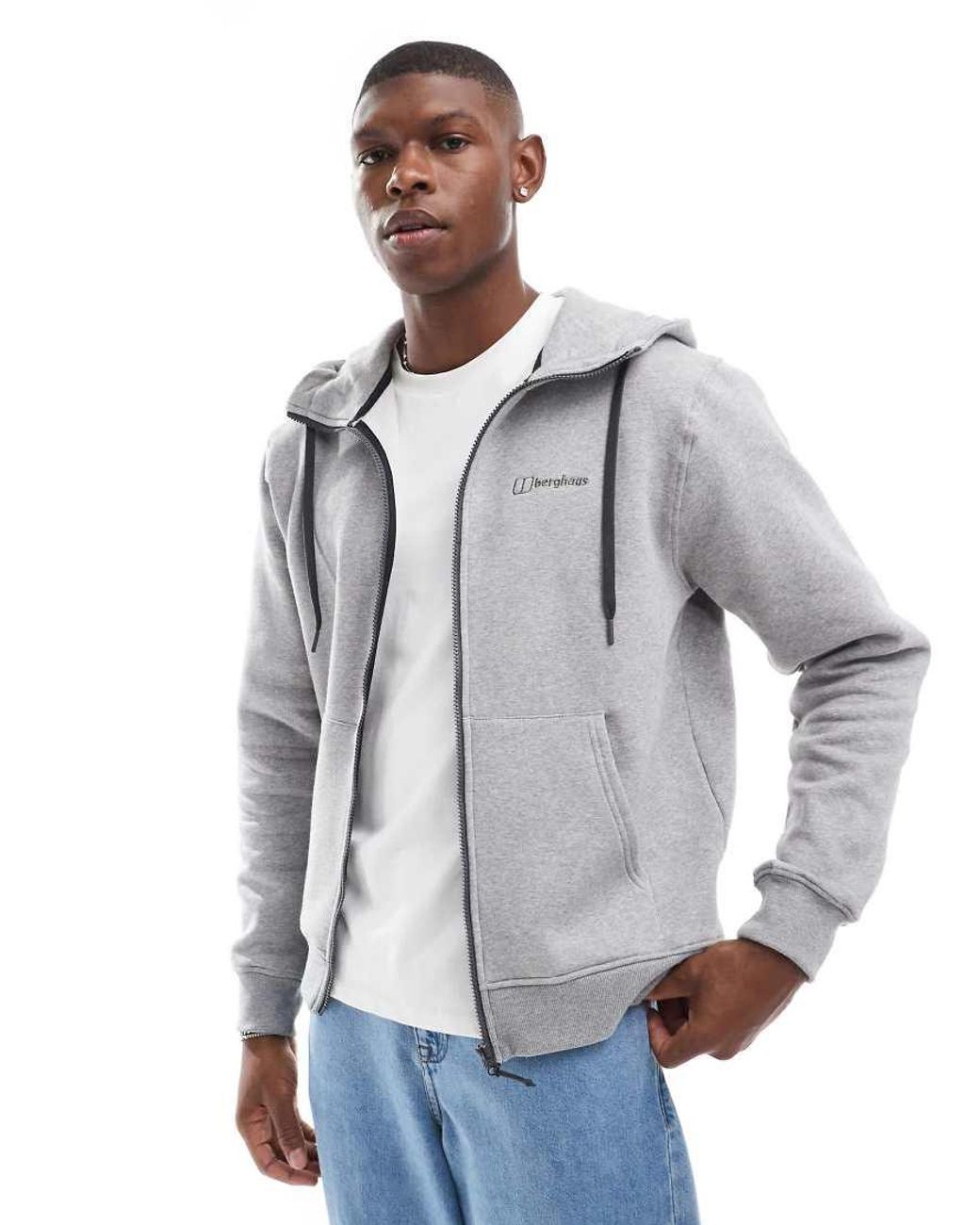 Berghaus Logo Full Zip Hoodie in Blue for Men Lyst UK