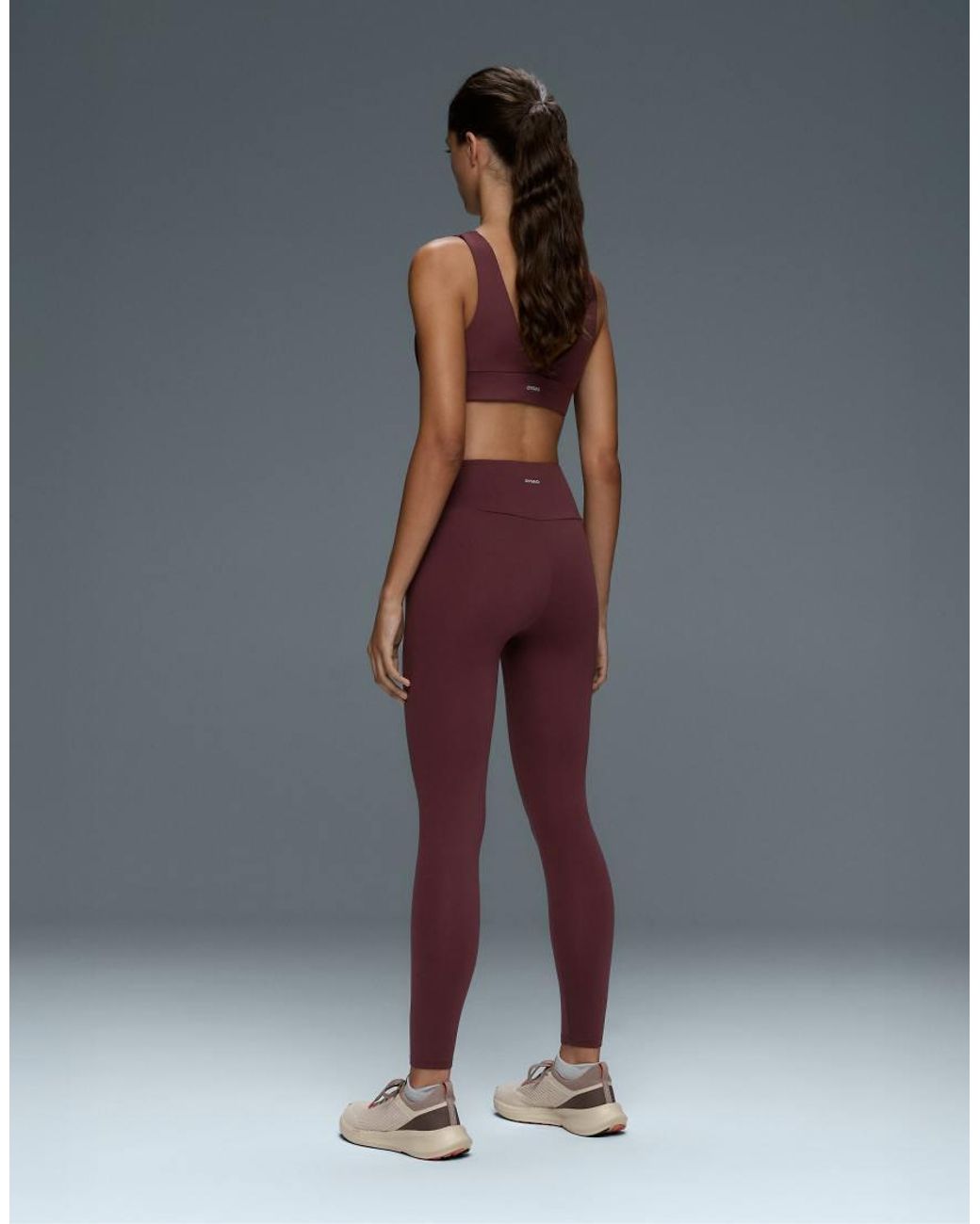 Oysho Red Comfortlux High-Waisted Ankle-Length Leggings