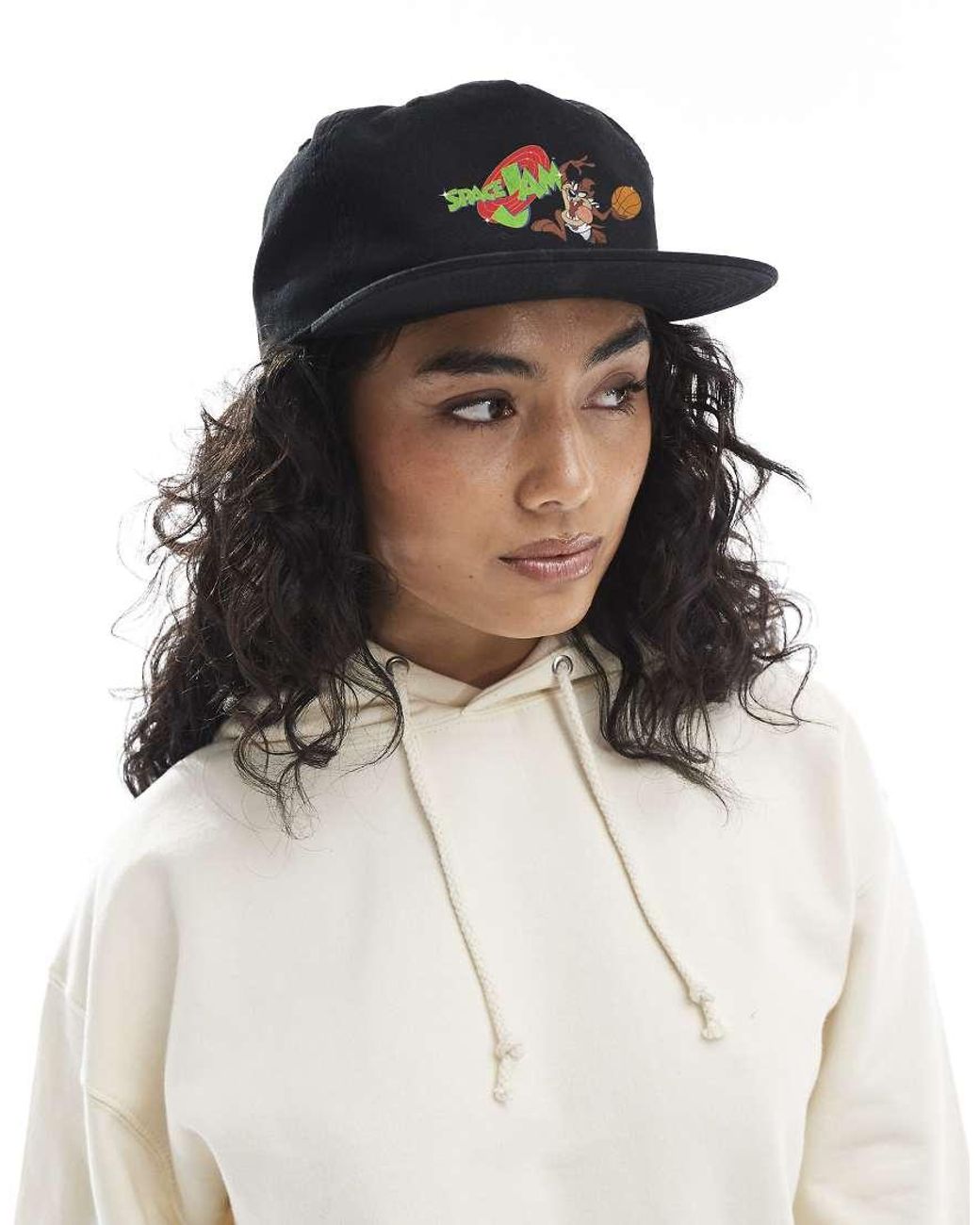 PRNT Black Space Jam Taz Cap