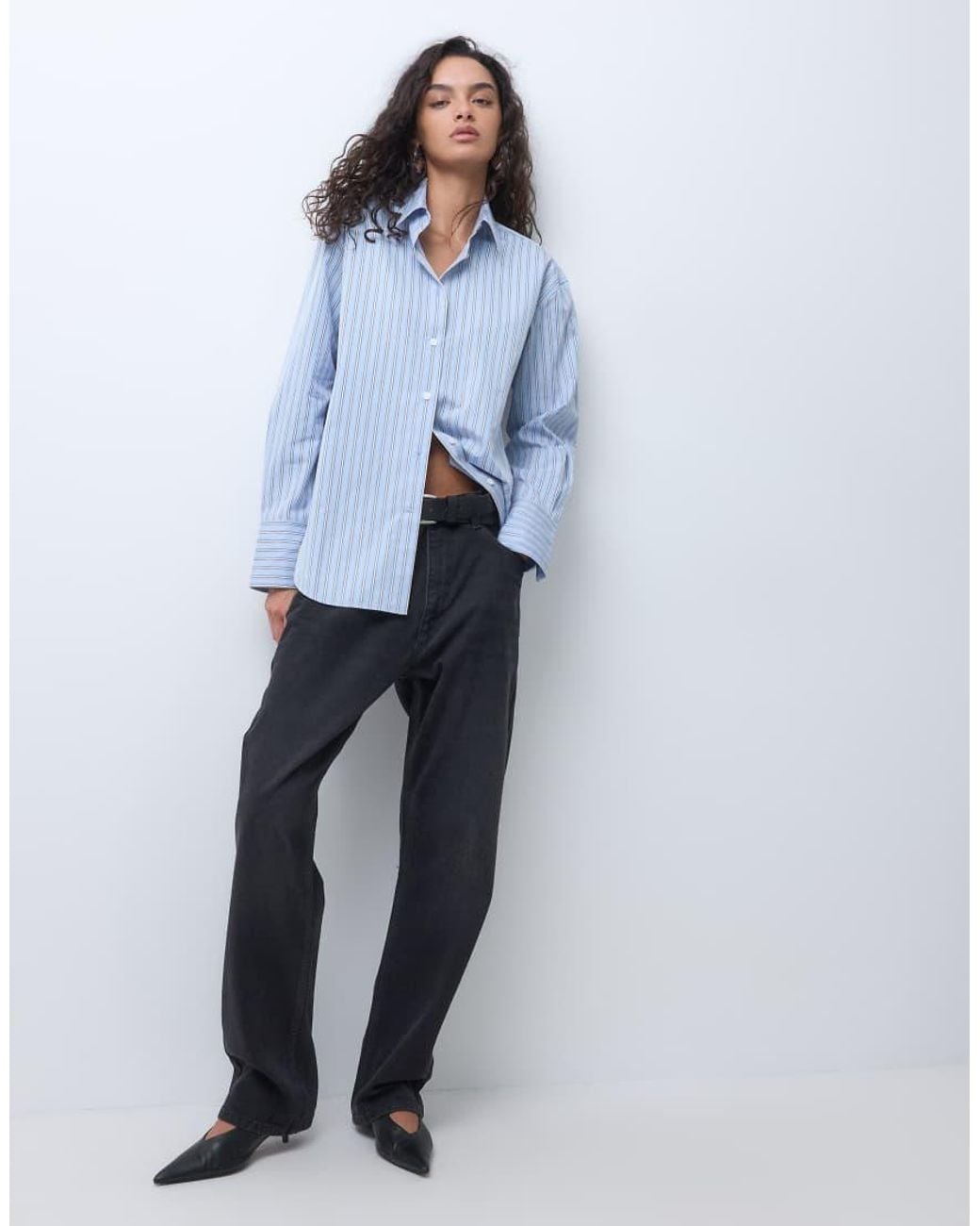 ARKET Blue Pure Cotton Shirt