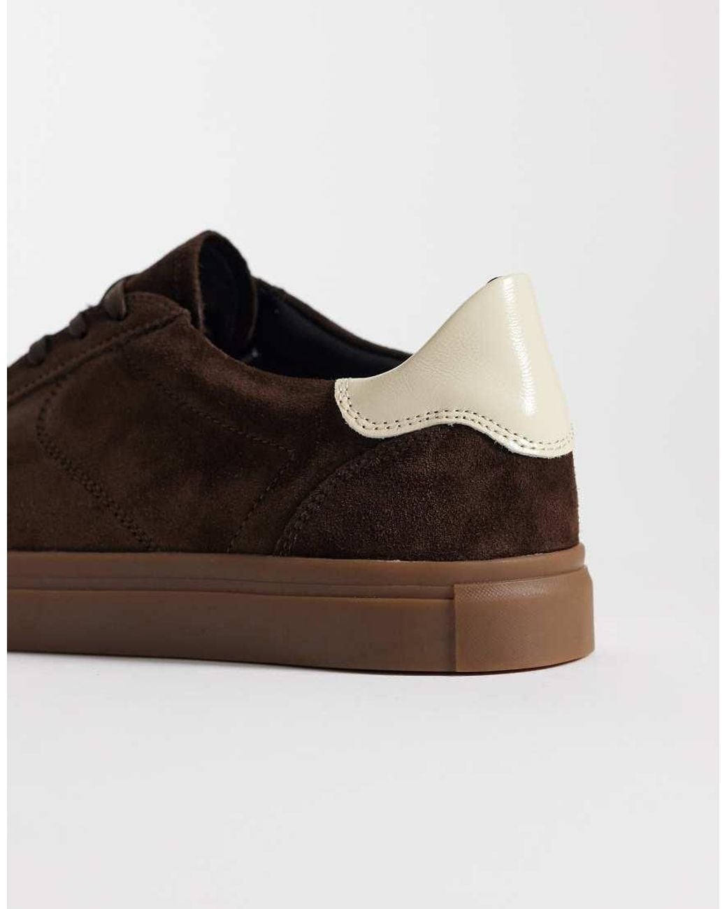 Vagabond Brown Shoemakers Cody Suede Lace Up Trainers