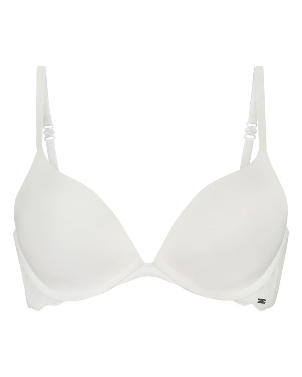 Hunkemöller White Angie Padded Underwired Push-Up Bra