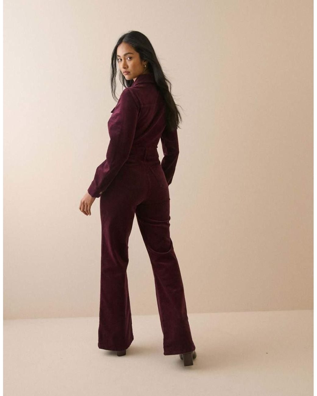 Nobody's Child Cord Flared Jumpsuit