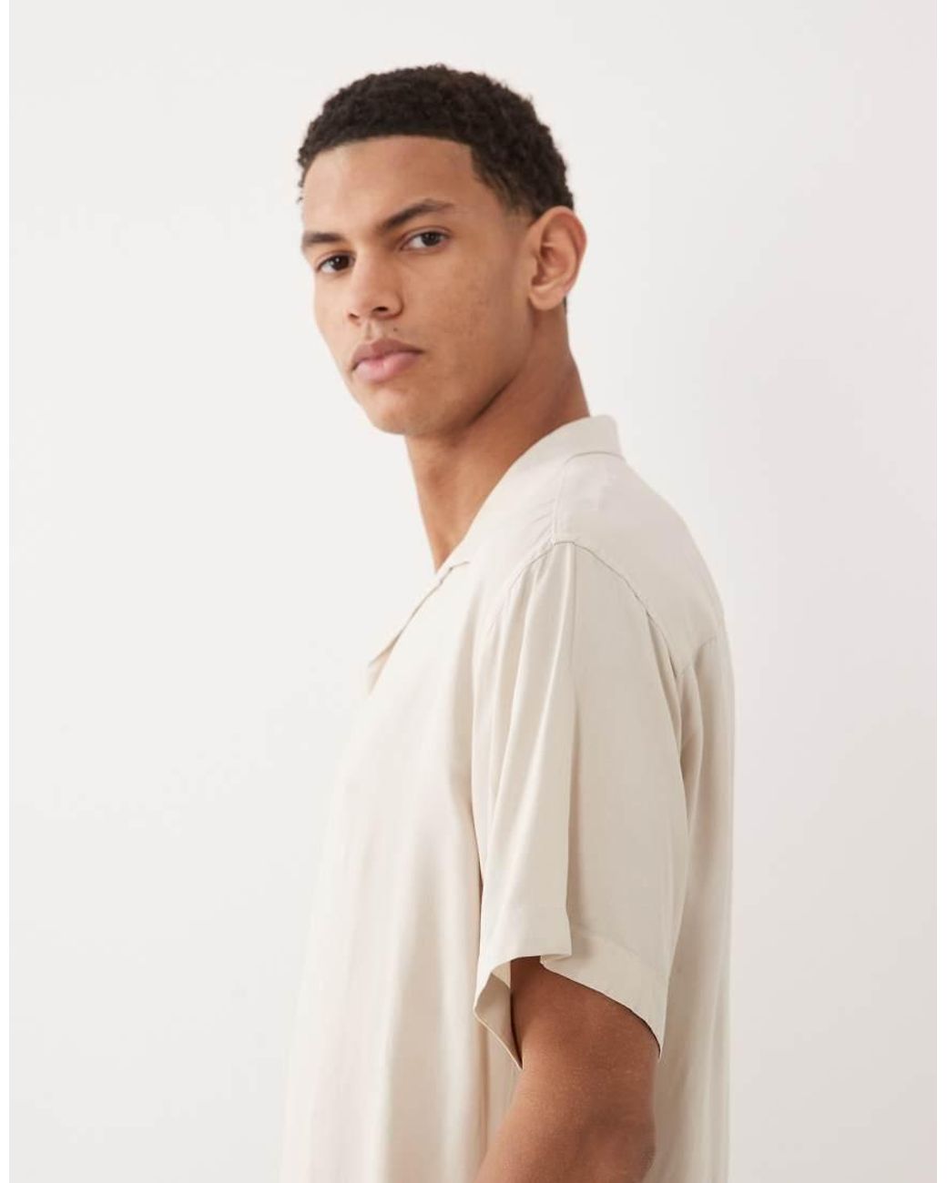 Jack & Jones Natural Viscose Shirt for men