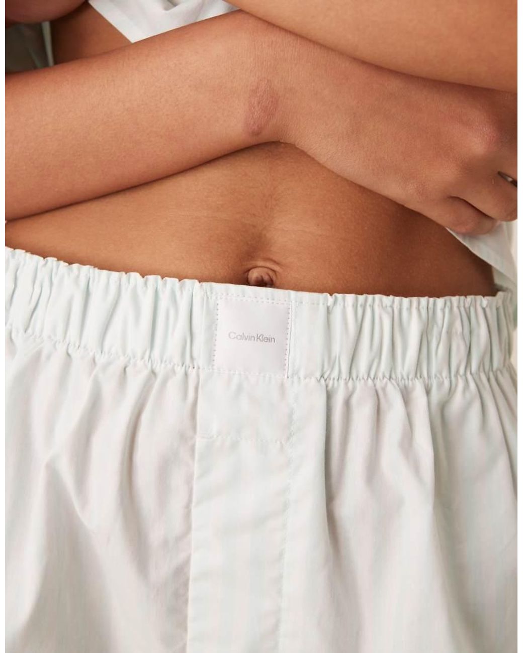 Calvin Klein White Short Set